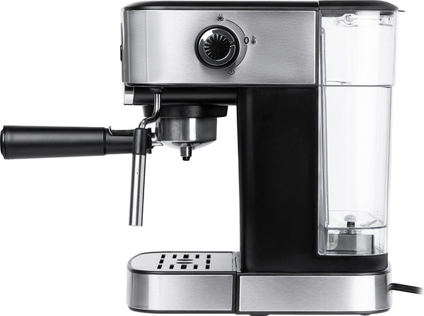 Изображение товара Кофеварка эспрессо BBK BCM1500 (черный/нержавеющая сталь)