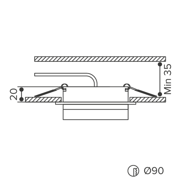 Изображение товара Точечный светильник Wolta WDL-GX53/06BL-R