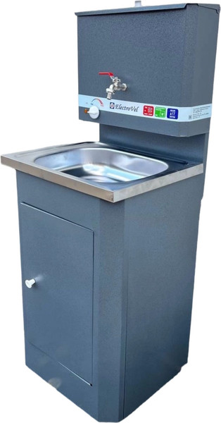 Изображение товара Умывальник для дачи ElectroVel С ЭВН (17л, серебристый)