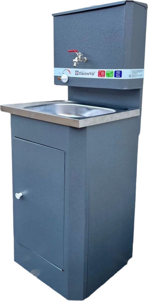 Изображение товара Умывальник для дачи ElectroVel С ЭВН (17л, серебристый)