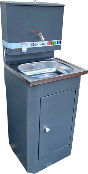Изображение товара Умывальник для дачи ElectroVel С ЭВН (17л, серебристый)