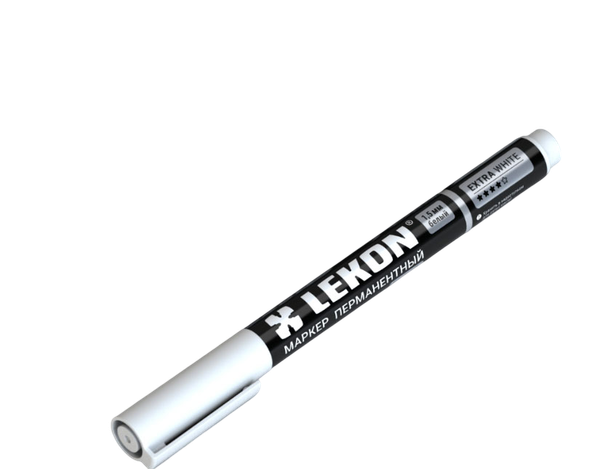 Изображение товара Маркер перманентный LEKON Eхtra White / 012392 (белый)