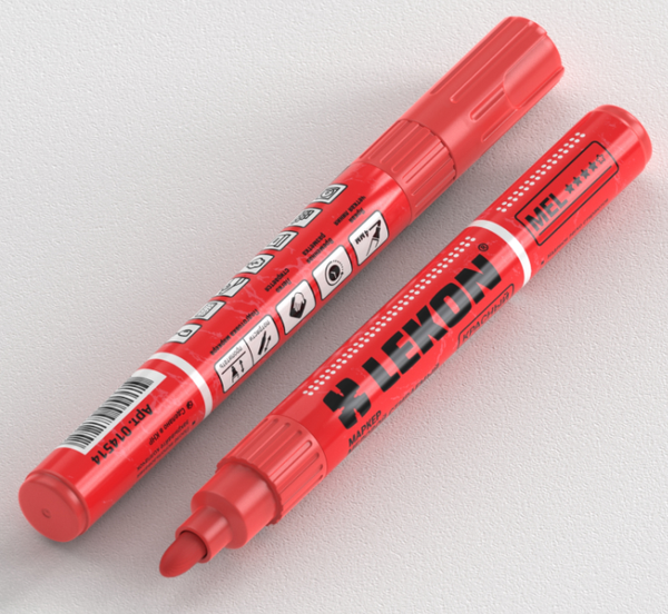 Изображение товара Маркер меловой LEKON Mel / 014514 (красный)