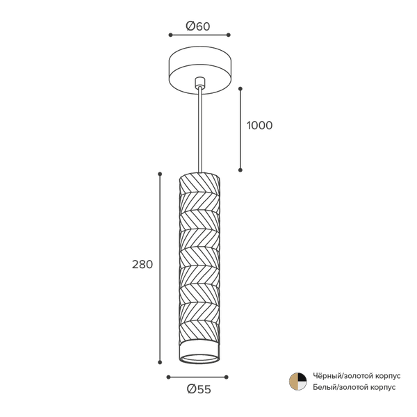 Изображение товара Потолочный светильник Wolta WSL-GU10/P09BG