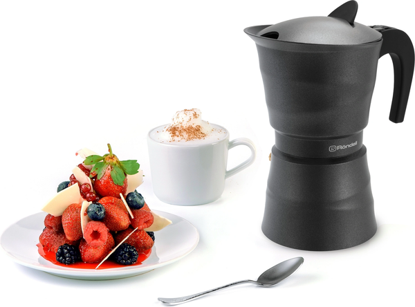 Изображение товара Гейзерная кофеварка Rondell RDA-1901 (серый)