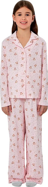 Изображение товара Пижама детская Mark Formelle 567754 (р.152-76, мишки с цветами на розовом)