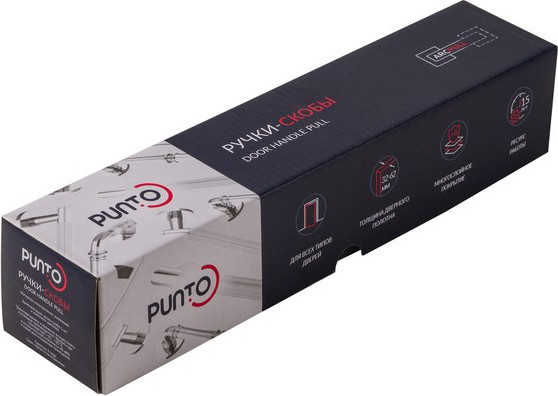 Изображение товара Ручка дверная Punto Pull.Arc.Titan BL-24 (черный)