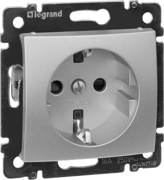 Изображение товара Розетка Legrand Valena DIY / 694343 (алюминий)
