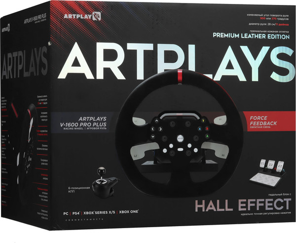 Изображение товара Игровой руль Artplays V-1600 Pro Plus Force Feedback / ART39