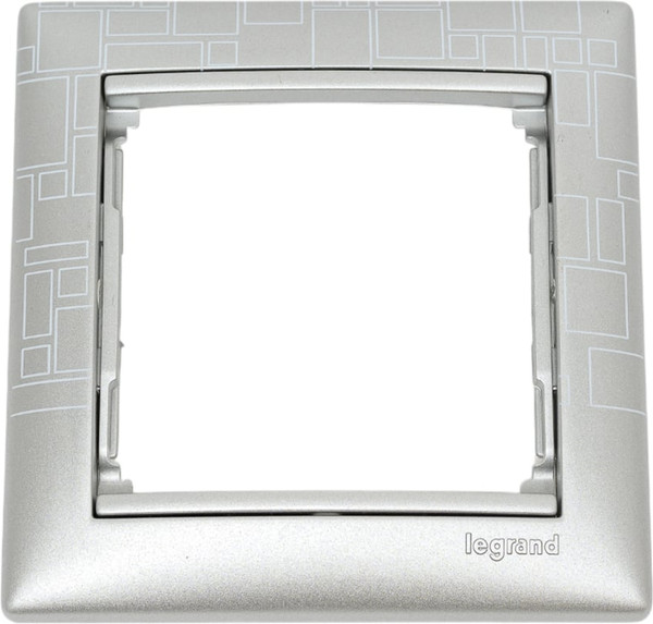 Изображение товара Рамка для выключателей и розеток Legrand Valena DIY / 694356 (алюминий модерн)