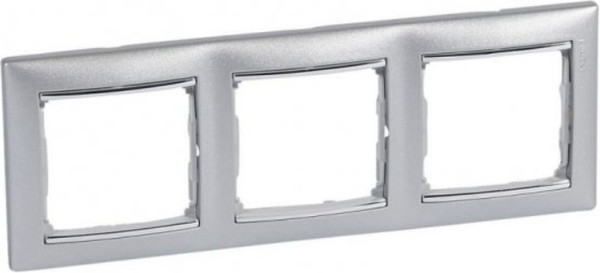 Изображение товара Рамка для выключателей и розеток Legrand Valena DIY / 694358 (алюминий модерн)