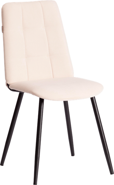 Изображение товара Стул Tetchair Asti Trend велюр (молочный/черный)