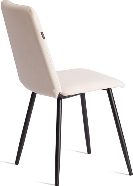 Изображение товара Стул Tetchair Asti Trend велюр (молочный/черный)