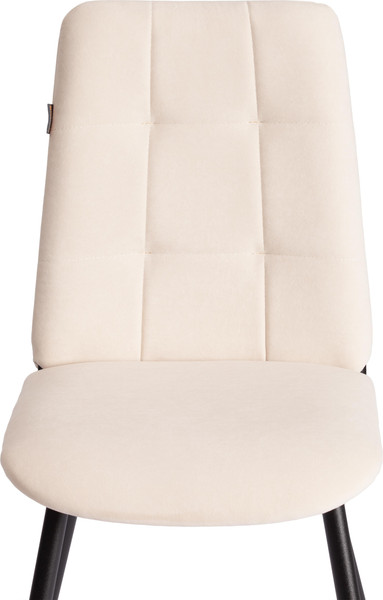 Изображение товара Стул Tetchair Asti Trend велюр (молочный/черный)