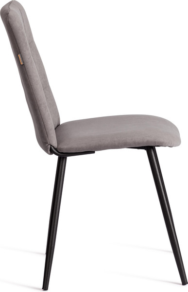 Изображение товара Стул Tetchair Asti Trend велюр (серый/черный)