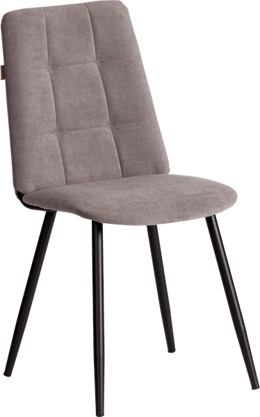 Изображение товара Стул Tetchair Asti Trend велюр (серый/черный)