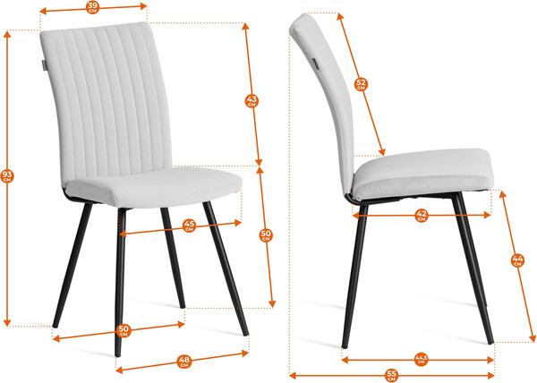 Изображение товара Стул Tetchair Monte Carlo Trend велюр (бежевый/черный)