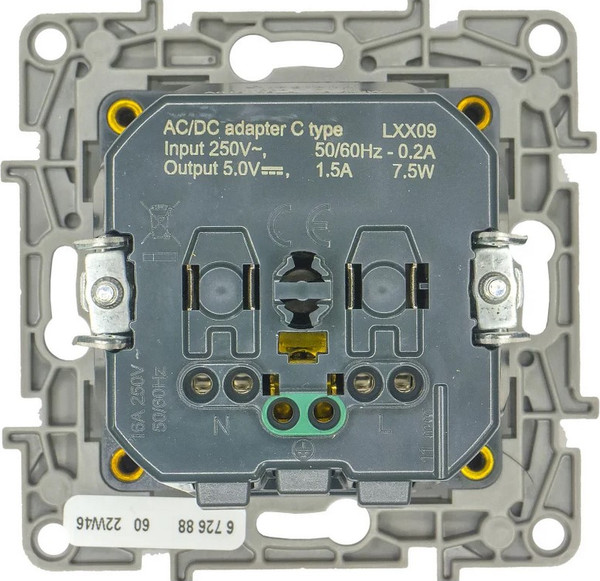 Изображение товара Розетка Legrand Etika / 672688 (антрацит)