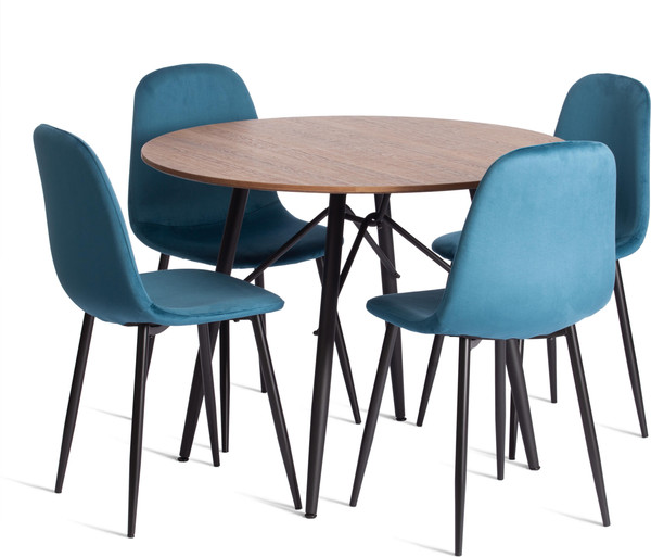 Изображение товара Стул Tetchair Breeze 4724 (темно-бирюзовый HLR62/черный)