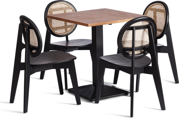 Изображение товара Стул Tetchair Fenrir дерево вяз (черный)