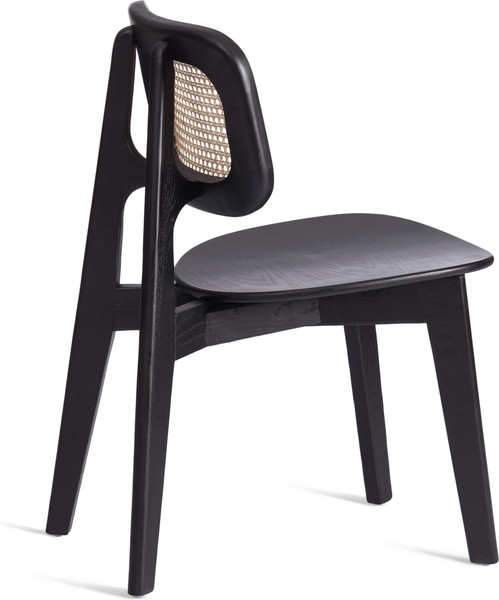 Изображение товара Стул Tetchair Odin дерево вяз/ротанг (черный)