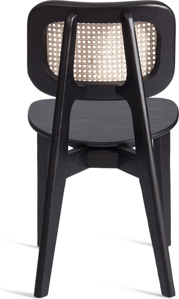 Изображение товара Стул Tetchair Odin дерево вяз/ротанг (черный)