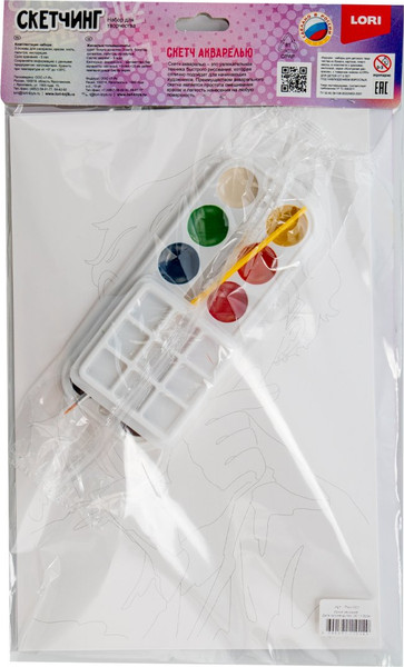 Изображение товара Набор для творчества Lori Скетчинг акварелью. K-Pop. Яркое звучание / Рно-001