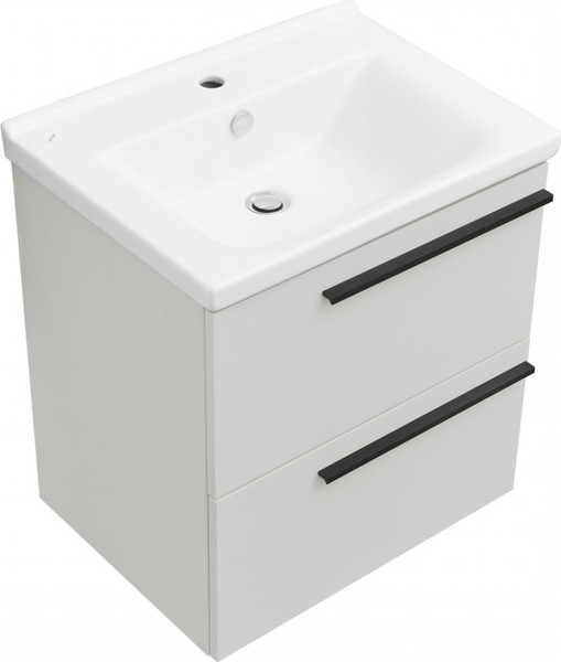 Изображение товара Тумба с умывальником Акватон Амели 60 1A2627K0AE7A0 (дымка)