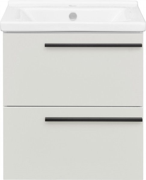 Изображение товара Тумба с умывальником Акватон Амели 60 1A2627K0AE7A0 (дымка)