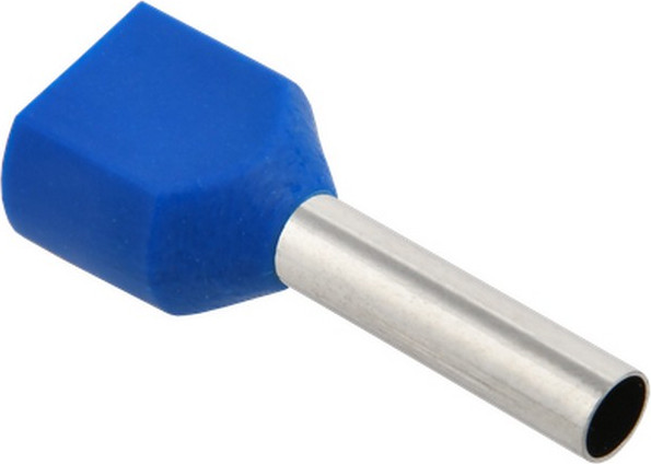 Изображение товара Набор наконечников для кабеля IEK UTE10-4-D3-3-100 (20шт, синий)