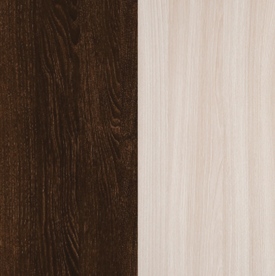 Изображение товара Полуторная кровать Proson Milton с ПМ 120x200 (дуб кантербери/ясень шимо светлый)