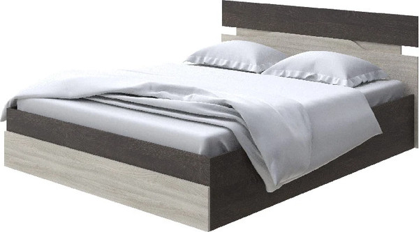 Изображение товара Полуторная кровать Proson Milton с ПМ 120x200 (дуб кантербери/ясень шимо светлый)