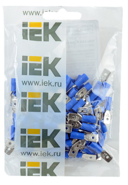 Изображение товара Разъем плоский IEK РпИп / URP10-D25-D23-6 (100шт)