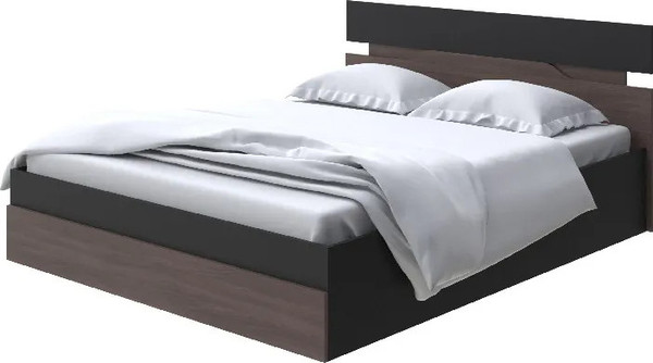Изображение товара Полуторная кровать Proson Milton с ПМ 120x200 (черный/ясень шимо темный)
