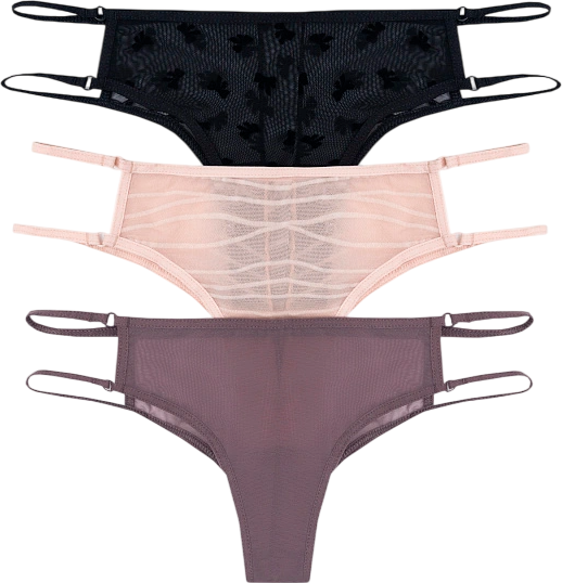 Изображение товара Комплект женских трусов Mark Formelle 412438-3 (р.102, бантики на черном-1)