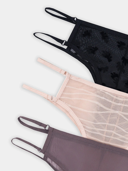 Изображение товара Комплект женских трусов Mark Formelle 412438-3 (р.106, бантики на черном-1)