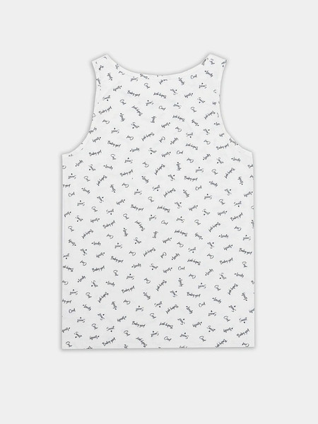 Изображение товара Майка детская Mark Formelle 427739/1 (р.110-56, слова на светло-молочном)