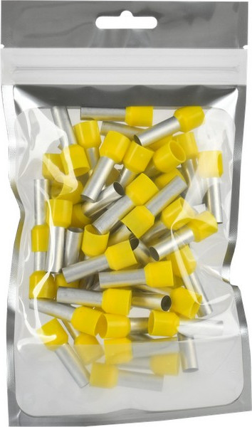 Изображение товара Набор наконечников для кабеля IEK UGN11-025-022-050 (50шт, желтый)