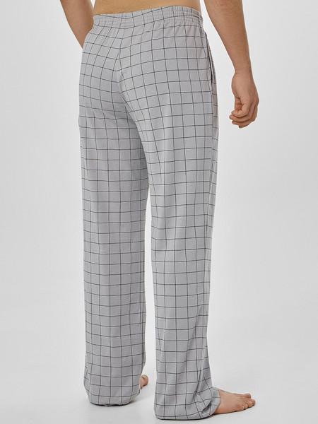 Изображение товара Комплект домашней одежды Mark Formelle 591039 (р.104-94-182/188, серый меланж 4306-А/черная клетка на сером)