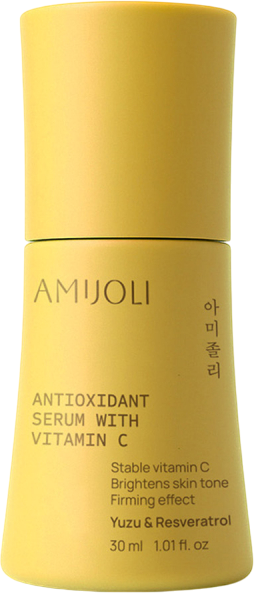 Изображение товара Сыворотка для лица Amijoli Антиоксидантная с витамином С, экстрактом юдзу и ресвератролом (30мл)