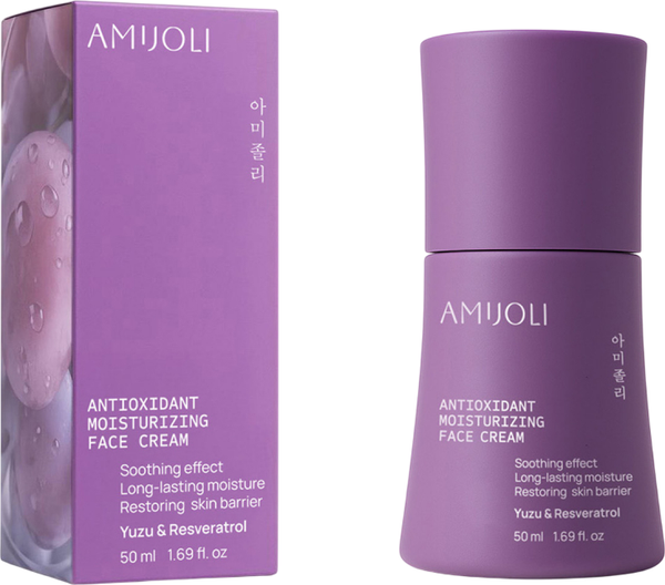 Изображение товара Крем для лица Amijoli Aнтиоксидантный с экстрактом юдзу и ресвератролом (50мл)