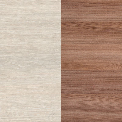 Изображение товара Полуторная кровать Proson Milton с ПМ 140x200 (дуб шамони светлый 124/ясень шимо темный)