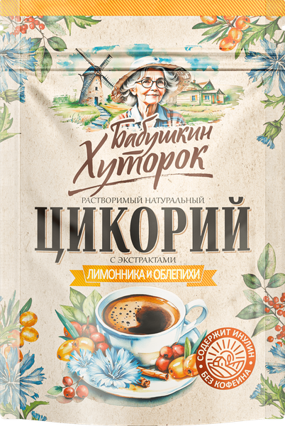 Изображение товара Цикорий Бабушкин хуторок с лимонником и облепихой (100г)