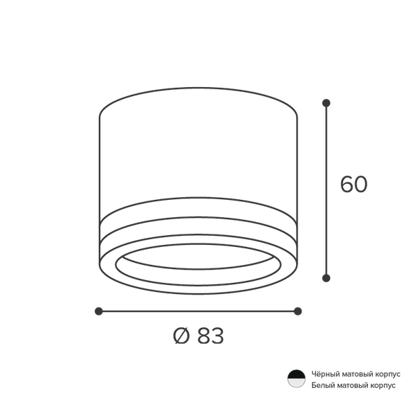 Изображение товара Точечный светильник Wolta WSL-GX53/06BL