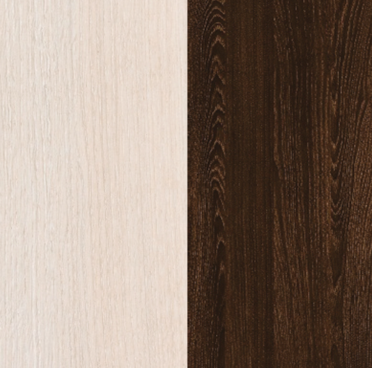 Изображение товара Полуторная кровать Proson Milton с ПМ 140x190 (дуб шамони светлый 124/дуб кантербери)