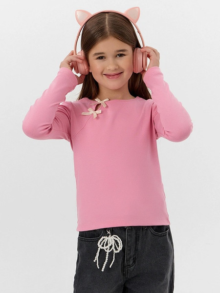 Изображение товара Лонгслив детский Mark Formelle 127977 (р.128-64, розовый)