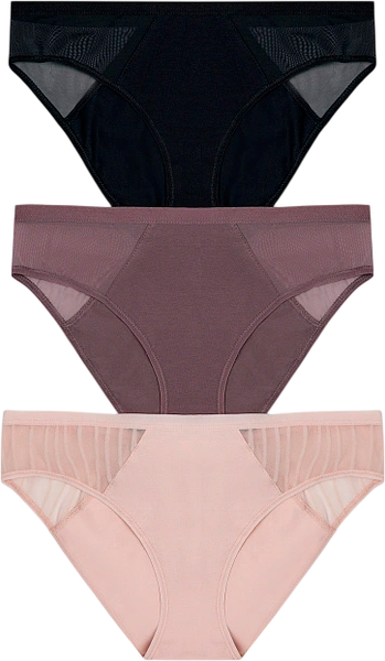 Изображение товара Комплект женских трусов Mark Formelle 412474-3 (р.110, розовый фарфор)