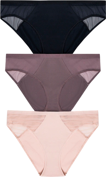 Изображение товара Комплект женских трусов Mark Formelle 412474-3 (р.102, розовый фарфор-1)