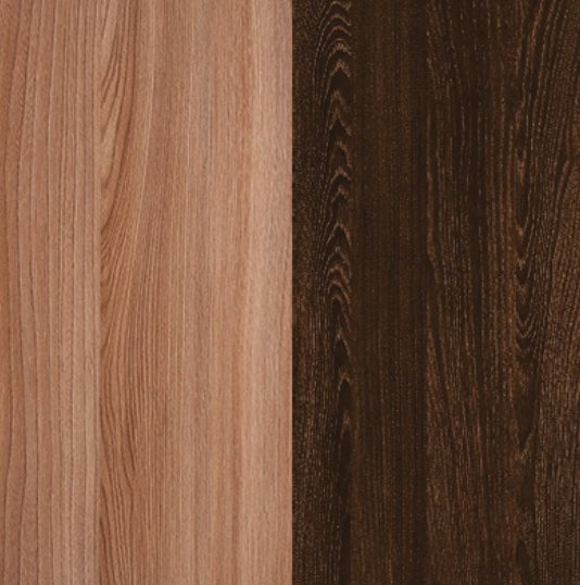 Изображение товара Двуспальная кровать Proson Milton с ПМ 160x200 (ясень шимо темный/дуб кантербери)