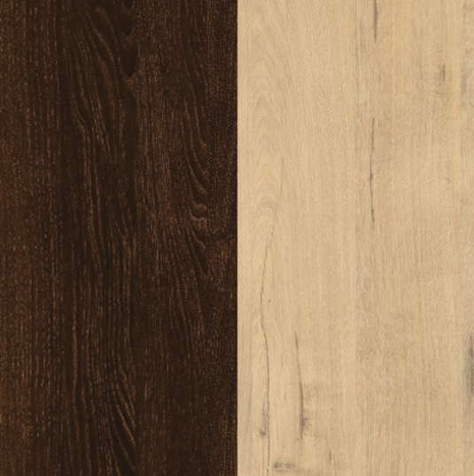 Изображение товара Двуспальная кровать Proson Milton с ПМ 180x200 (дуб кантербери/бунратти)